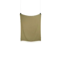 Røros Tweed Mello throw, 150 x 210 cm, leaf green