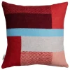 Røros Tweed Mikkel cushion, 50 x 50 cm, red