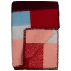 Røros Tweed Mikkel  throw, 135 x 200 cm, red