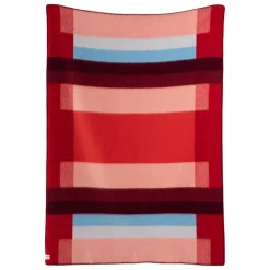 Røros Tweed Mikkel  throw, 135 x 200 cm, red