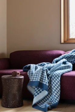 Røros Tweed Palette throw, 135 x 200 cm, sea