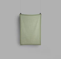 Røros Tweed Palette throw, 135 x 200 cm, sage