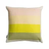 Røros Tweed Åsmund Bold cushion, 50 x 50 cm, yellow - blue