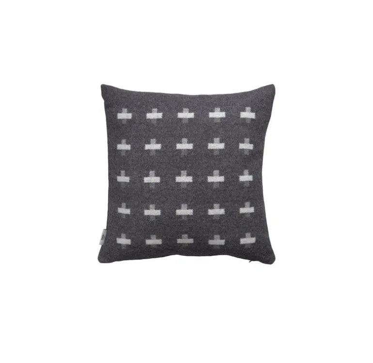 Røros Tweed Syndin cushion, 50 x 50 cm, Slate