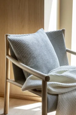 Røros Tweed Vega cushion, 50 x 50 cm, grey