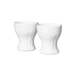Rörstrand Pli Blanc egg cup 4 cl, 2 pcs