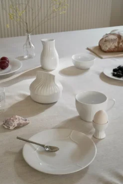 Rörstrand Pli Blanc egg cup 4 cl, 2 pcs