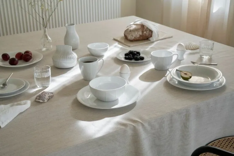 Rörstrand Pli Blanc mug 0,4 L