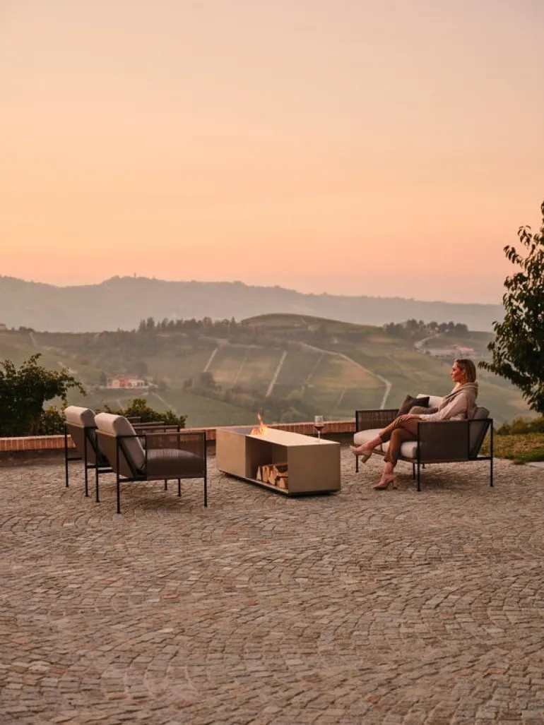 Röshults Brazier outdoor fire pit, stainless steel