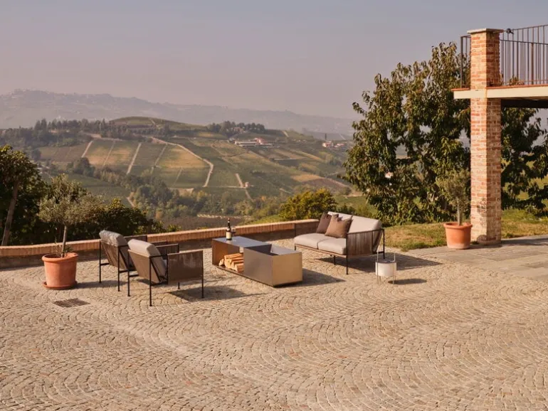 Röshults Brazier outdoor fire pit, stainless steel