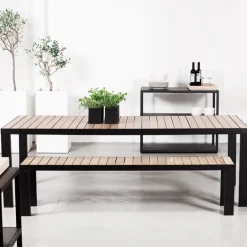 Röshults Garden bench 125, anthracite