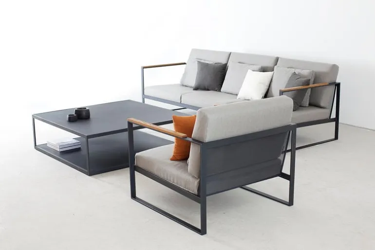 Röshults Garden Easy sofa, 3-seater