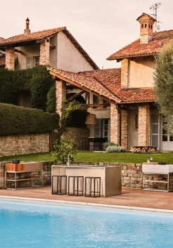 Röshults Module charcoal grill X, 100 cm, stainless steel