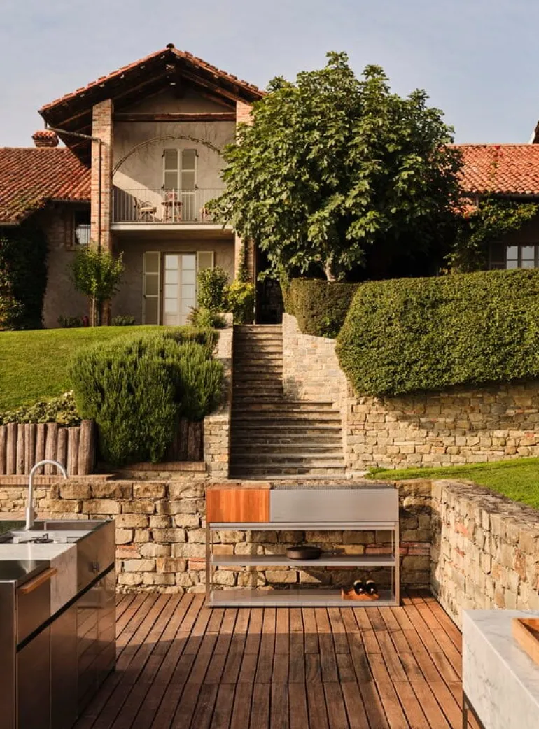 Röshults Module charcoal grill X, 100 cm, stainless steel