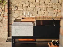 Röshults Module Marble countertop, 50 cm, white Carrara