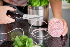 Rösle Kitchen scissors, 22 cm, steel - black