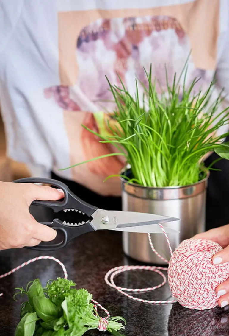 Rösle Kitchen scissors, 22 cm, steel - black