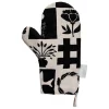 Saana ja Olli Kaukana kotoa oven mitten, beige - black