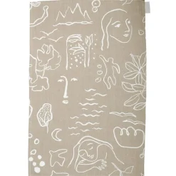 Saana ja Olli Onnenmaa tea towel/placemat, beige