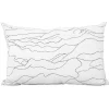 Saana ja Olli Rakkauden meri cushion cover, 40 x 60 cm, white - black