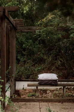 Saana ja Olli Rakkauden meri cushion cover, 40 x 60 cm, black - white