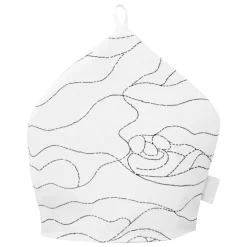 Saana ja Olli Rakkauden meri tea cozy, white - black