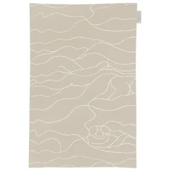Saana ja Olli Rakkauden meri tea towel/place mat, beige - white