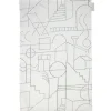 Saana ja Olli Unien talo tea towel/placemat, white