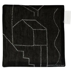 Saana ja Olli Unien talo pot holder/trivet, black