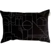 Saana ja Olli Unien talo cushion cover, 40 x 60 cm, black - white