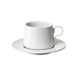 Sabato Coffee cup and saucer, 200 ml, ivory