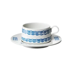 Sabato Teacup and saucer, 230 ml, Mare