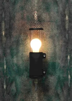 Sammode Bendz wall lamp, coal