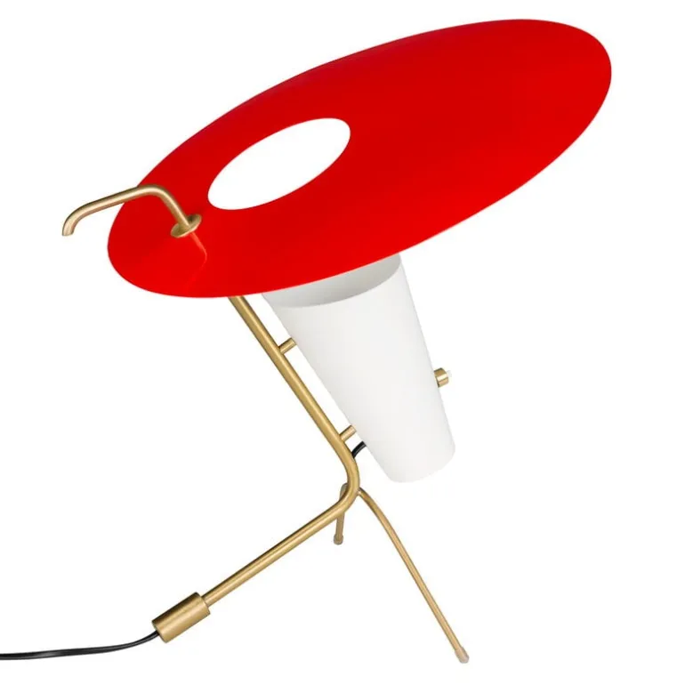 Sammode G24 table lamp, vermilion red