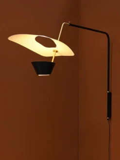 Sammode G25 wall lamp, black - white