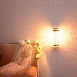 Sammode Gude wall lamp, stainless steel