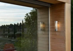 Sammode Gude wall lamp, stainless steel