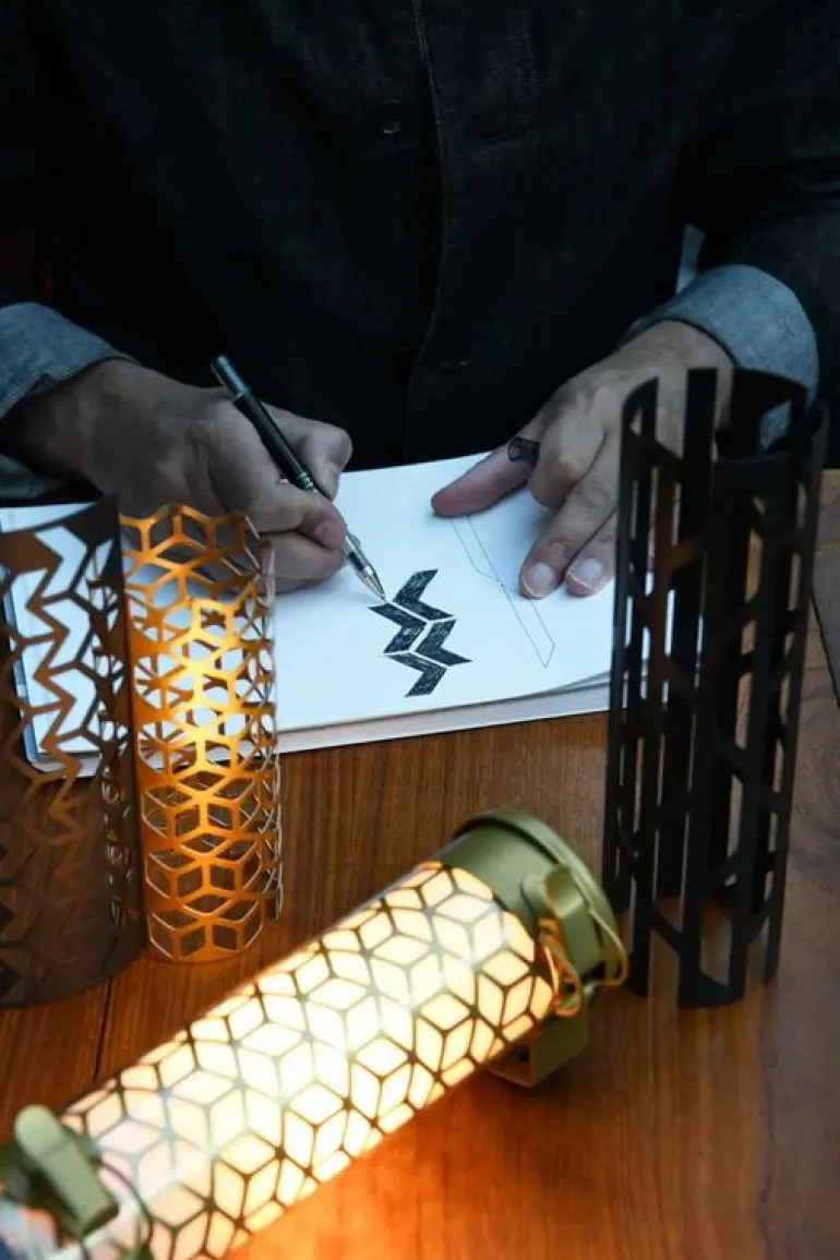 Sammode Vendôme Nano, wall lamp, brass