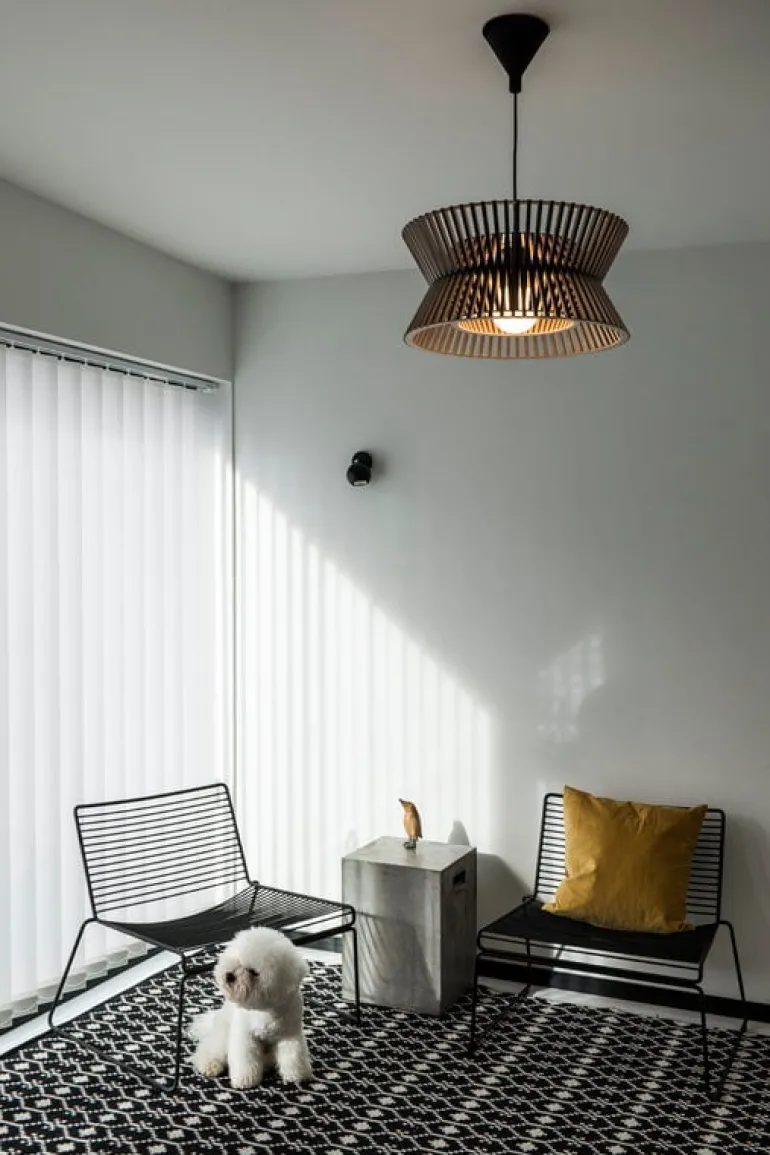 Secto Design Kontro 6000 pendant, black