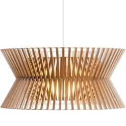 Secto Design Kontro 6000 pendant, walnut