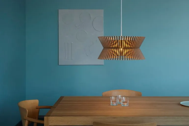 Secto Design Kontro 6000 pendant, walnut