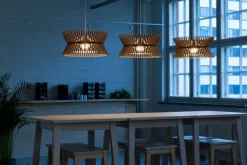 Secto Design Kontro 6000 pendant, walnut