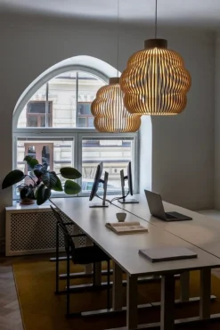 Secto Design Kumulo 5200 pendant, walnut