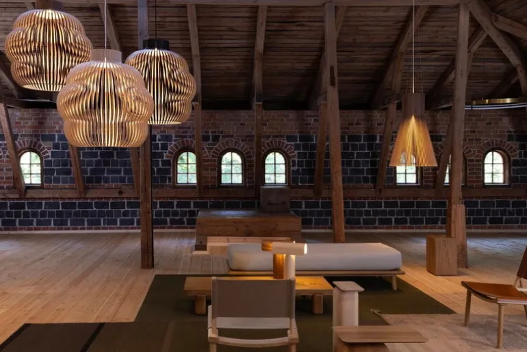 Secto Design Kumulo 5200 pendant, natural birch