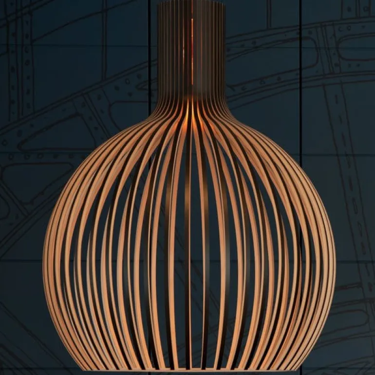 Secto Design Octo 4240 pendant, walnut