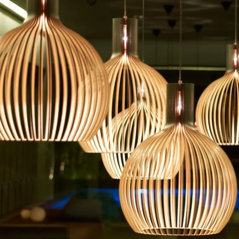 Secto Design Octo 4240 pendant, walnut