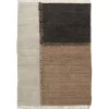 Sera Helsinki E-1027 rug, knotted, black - brown - off white