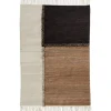Sera Helsinki E-1027 rug, woven, black - brown - off white