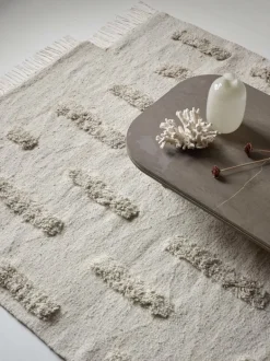 Sera Helsinki Laine rug woven, off white