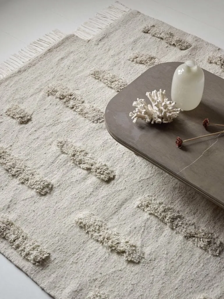 Sera Helsinki Laine rug woven, off white